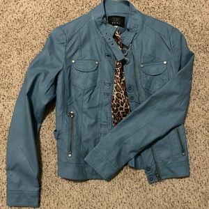 Brand New W/Tags- TCEC Faux Leather Jacket